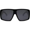 imageSOJOS Vintage Aviator 70s Sunglasses for Men Oversized Classic Retro Trendy Women Square Aviators Shades SJ2360BlackGrey