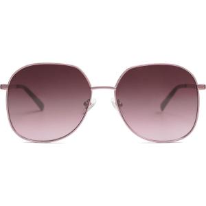 imageSOJOS Trendy Oversized Sunglasses for Women Men UV400 Protection Hexagon Shades with Spring Hinges SJ1210PinkDark Rose