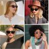imageSOJOS Retro Trendy Polarized Sunglasses For Women Narrow Cat Eye Womens Shades SJ2346TortoiseBrow Grading
