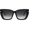 imageSOJOS Trendy Large Oversized Cat Eye Sunglasses for Women 70s UV400 Designer Shades SJ2231BlackGrey