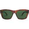 imageSOJOS Classic Square Polarized Sunglasses for Women Men Retro UV400 Sunnies SJ2280Dark BrownGreen