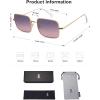 imageSOJOS Polarized Sunglasses for Womens MensRectangle Polygon Retro Vintage Shades Classic Vintage Shades SJ1168Purple