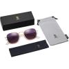 imageSOJOS Square Polarized Sunglasses for Men Women Classic Vintage Retro StyleGoldGreypink