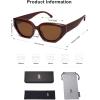 imageSOJOS Trendy Cute Cat Eye Polarized Sunglasses for Women Fashion Cateye Womens Sunnies SJ2237Burgundy