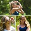 imageSOJOS Classic Polarized Ultra Lightweight Flexible Men Women Sunglasses JOURNEY SJ2065Pink