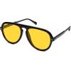 imageSOJOS Retro Aviator Sunglasses Womens Mens Vintage Plastic Frame Shades Lentes De Sol Para Mujer SJ2255Orange