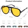 imageSOJOS Retro Aviator Sunglasses Womens Mens Vintage Plastic Frame Shades Lentes De Sol Para Mujer SJ2255Orange