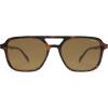 imageSOJOS Retro Aviator Sunglasses for Women MenTrendy Rectangle Womens Mens Shades Sun Glasses SJ2202Coffee Tortoise FrameCoffee Lens