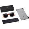 imageSOJOS Retro Round Polarized Sunglasses for Women Men Classic Vintage Sunnies SJ2069Beige TortoiseGrey  Orange Temples