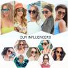 imageSOJOS Retro Round Polarized Sunglasses for Women Men Classic Vintage Sunnies SJ2069PinkPurple