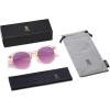 imageSOJOS Retro Round Polarized Sunglasses for Women Men Classic Vintage Sunnies SJ2069PinkPurple