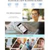 imageSOJOS Retro Round TR90 Blue Light Reading Glasses Womens Mens Readers Computer Glasses Eyewear Frame SJ9001C3 Clear Red Frame