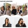 imageSOJOS Retro Square Polarized Sunglasses for Women Vintage Square Shades UV400 Large Metal Frame SJ1166ALight Gold