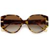 imageSOJOS Trendy Round Sunglasses For Womens Square Retro Women Cute UV400 Sun Glasses SJ2326TortoiseBrowing Grading