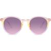 imageSOJOS Retro Round Polarized Sunglasses for Women Men Classic Vintage Sunnies SJ2069PinkPurple