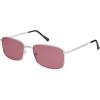 imageSOJOS Retro Vintage Rectangle Polarized Sunglasses Mens Womens Classic UV400 Metal Sunnies SJ1215SilverBurgundy