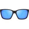 imageSOJOS Ocean Collection Polarized Sunglasses Men Square Recycled Fishing Net frame EcoFriendly UV400 Shades Pacific OceanBlackBlue