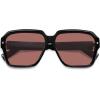 imageSOJOS Retro Polarized Hexagonal Aviator Sunglasses Womens Mens Trendy Rectangle UV400 Shades SJ2398BlackRed