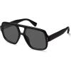 imageSOJOS Retro Square Polarized Aviator Sunglasses Womens Mens Trendy Vintage Aviators Shades SJ2613BlackGrey