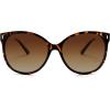imageSOJOS Round Polarized Sunglasses for Women Men Oversized Trendy UV Protection ShadesBrownBrown