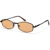 imageSOJOS Trendy Hexagonal Polarized Sunglasses for Women Men Retro Fashion Irregular Rhombus Shades UV400 Protection SJ1259Orange