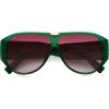 imageSOJOS Oversized Aviator Sunglasses Polarized Womens Mens Retro Trendy Vintage Big Square Shield SJ2392GreenPink Grading