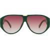 imageSOJOS Oversized Aviator Sunglasses Polarized Womens Mens Retro Trendy Vintage Big Square Shield SJ2392GreenPink Grading