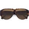 imageSOJOS Oversized Aviator Sunglasses Polarized Womens Mens Retro Trendy Vintage Big Square Shield SJ2392TortoiseBrown