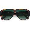 imageSOJOS Oversized Aviator Sunglasses Polarized Womens Mens Retro Trendy Vintage Big Square Shield SJ2392TortoiseGreen Grading