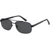 imageSOJOS Retro Polarized Aviator Sunglasses for Women Men Vintage Rectangle 70s Style Womens Mens Sun Glasses SJ1250BlackGrey