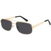 imageSOJOS Retro Polarized Aviator Sunglasses for Women Men Vintage Rectangle 70s Style Womens Mens Sun Glasses SJ1250GoldGrey