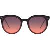 imageSOJOS Classic Trendy Round Sunglasses Womens Mens Oversized Large Shades UV400 Vacation Sunnies SJ2068Black  Gradient Grey  Red
