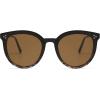 imageSOJOS Classic Trendy Round Sunglasses Womens Mens Oversized Large Shades UV400 Vacation Sunnies SJ2068Black Gradient TortoiseBrown