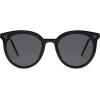 imageSOJOS Classic Trendy Round Sunglasses Womens Mens Oversized Large Shades UV400 Vacation Sunnies SJ2068Dark BlackBlack