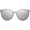 imageSOJOS Classic Trendy Round Sunglasses Womens Mens Oversized Large Shades UV400 Vacation Sunnies SJ2068GreySilver