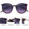 imageSOJOS Classic Trendy Round Sunglasses Womens Mens Oversized Large Shades UV400 Vacation Sunnies SJ2068Purple PatternPurple