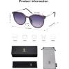 imageSOJOS Classic Trendy Round Sunglasses Womens Mens Oversized Large Shades UV400 Vacation Sunnies SJ2068Purple PatternPurple