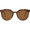 imageSOJOS Classic Trendy Round Sunglasses Womens Mens Oversized Large Shades UV400 Vacation Sunnies SJ2068TortoiseBrown