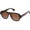 imageSOJOS Polarized Aviator Square Sunglasses for Women Men 90s Retro Vintage Oval Shades UV400 Lens SJ2395TortoiseBrown Grading