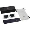 imageSOJOS Polarized Narrow Square Cateye Sunglasses for Women Retro Trendy Driving Glasses SJ2169WhiteGrey