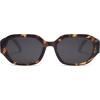 imageSOJOS Polarized Sunglasses For Women Retro Rectangle Womens Sun Glasses Trendy Narrow Square 90s Shades SJ2232TortoiseGrey
