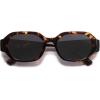 imageSOJOS Polarized Sunglasses For Women Retro Rectangle Womens Sun Glasses Trendy Narrow Square 90s Shades SJ2232TortoiseGrey