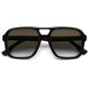 imageSOJOS Retro Aviator Sunglasses For Women Men Square Womens Square Sun Glasses SJ2355Black Grey Grading