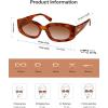 imageSOJOS Retro Oval Polarized Sunglasses Womens Trendy Sun Glasses Vintage Shades UV400 SJ2386Brown Tortoise  Brown