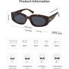 imageSOJOS Retro Oval Polarized Sunglasses Womens Trendy Sun Glasses Vintage Shades UV400 SJ2386Dark Tortoise  Grey