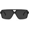 imageSOJOS Retro Oversized Square Polarized Sunglasses for Women and Men Vintage Shades Classic Large Sun Glasses SJ2618BlackGrey