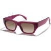 imageSOJOS Trendy Square Polarized Sunglasses Women Retro Vintage UV Protection Womens Sun Glasses SJ2383RoseBrown Grading