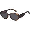 imageSOJOS Polarized Sunglasses For Women Retro Rectangle Womens Sun Glasses Trendy Narrow Square 90s Shades SJ2232TortoiseGrey