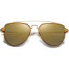 Gold/Gold Mirrored