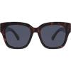 imageSOJOS Trendy Polarized Square Sunglasses WomensRetro Oversized Women Thick Sun Glasses SJ2217TortoiseGrey